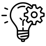 Light Bulb Qear Icon